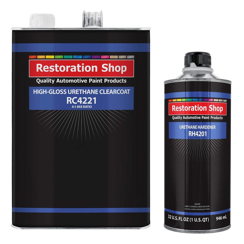 Restoration Shop Restoration Shop 2.1 VOC High Gloss Urethane Clear Gallon Kit w