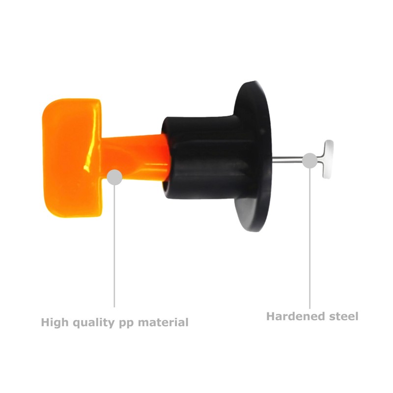 Reusable Anti-Lippage Tile Leveling System Positioning T-lock Floor Tool 50/200x gallery