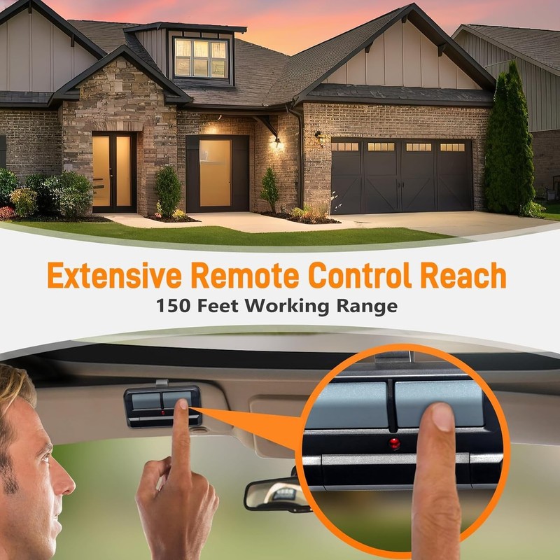 Durable 2-Button Garage Remote Control - Liftmaster 892LT Security+ 2.0, 2-Pack gallery