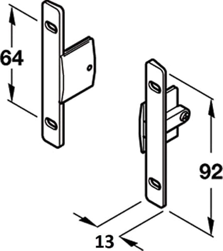 Kitchen Drawer Fixing Brackets (Sold in Pairs) gallery