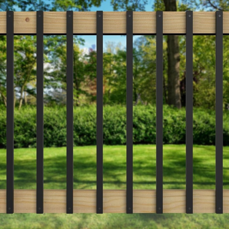 Rectangle 60 Pack 36 Inch Metal Deck Balusters Kit with Screws End Caps gallery