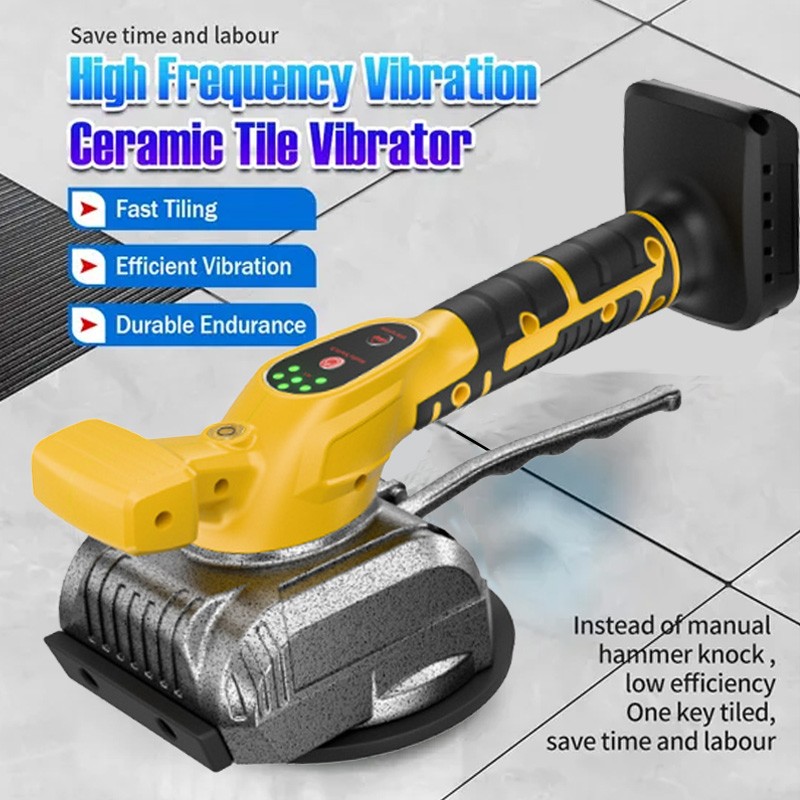 Cordless Tile Vibration Leveling Machine Tool for Dewalt 20V Battery DCB206-2 gallery