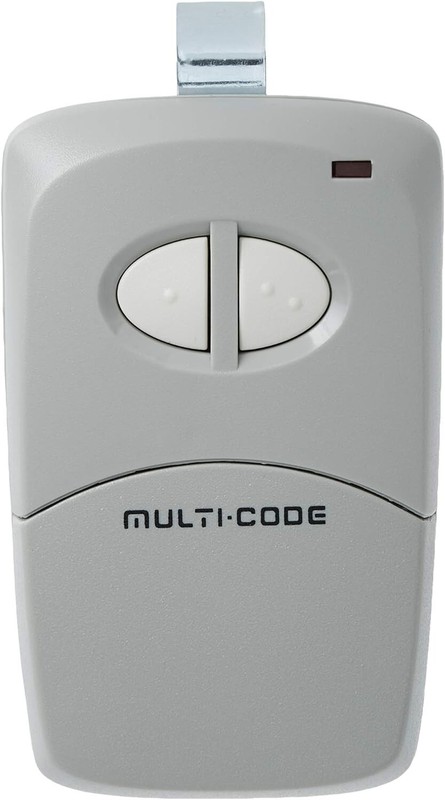 Multi-Code 2-Channel Visor Transmitter, Original Version,Soft Gray gallery