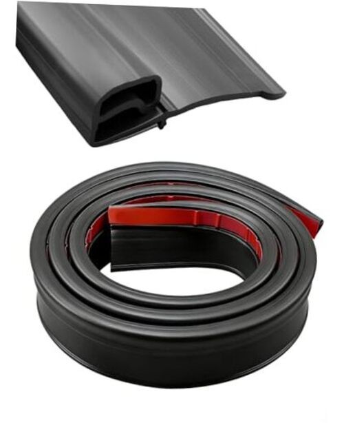 10FT RV Slide Out Rubber Weather Stripping Weatherstrip Seal, 1″ D Bulb 10 Feet