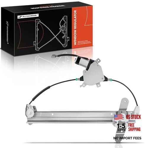  Front Right Passenger Side Power Window Regulator with Front Passenger (RH)