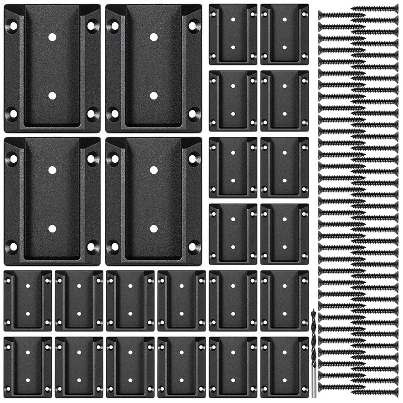 Epcee 40pcs ADC-12 Aluminum Deck Railing Bracket, Deck Railing Connectors for