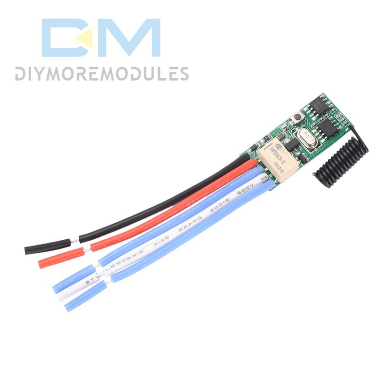 DC 3V-18V Mini Wireless Remote Control Switch LED Lights Controller DIY 433MHz