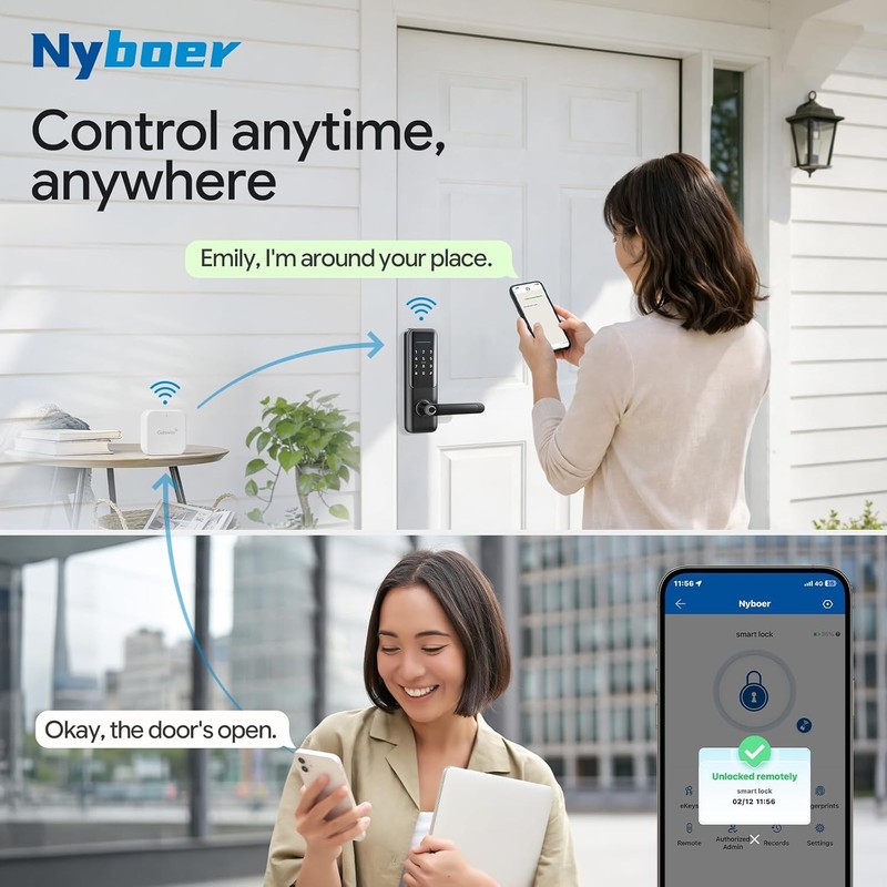 TT Lock Gateway Wi Fi Remote Fingerprint Lock Smart Hub gallery