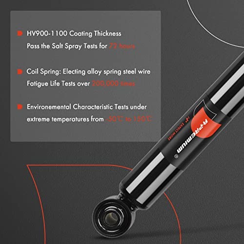 Rear Pair (2) Strut Shock Absorber Compatible with Chevrolet Malibu Rear Side gallery