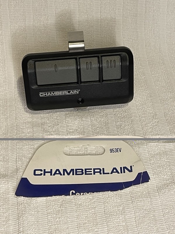 Chamberlain 953EV/EVC (3-Button) Garage Door Gate Opener Remote