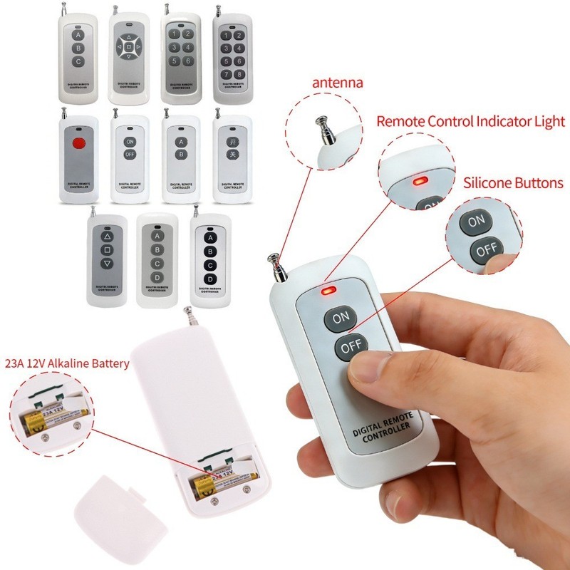 433MHz Wireless Remote Controls RF Transmitter 1000m Distance gallery