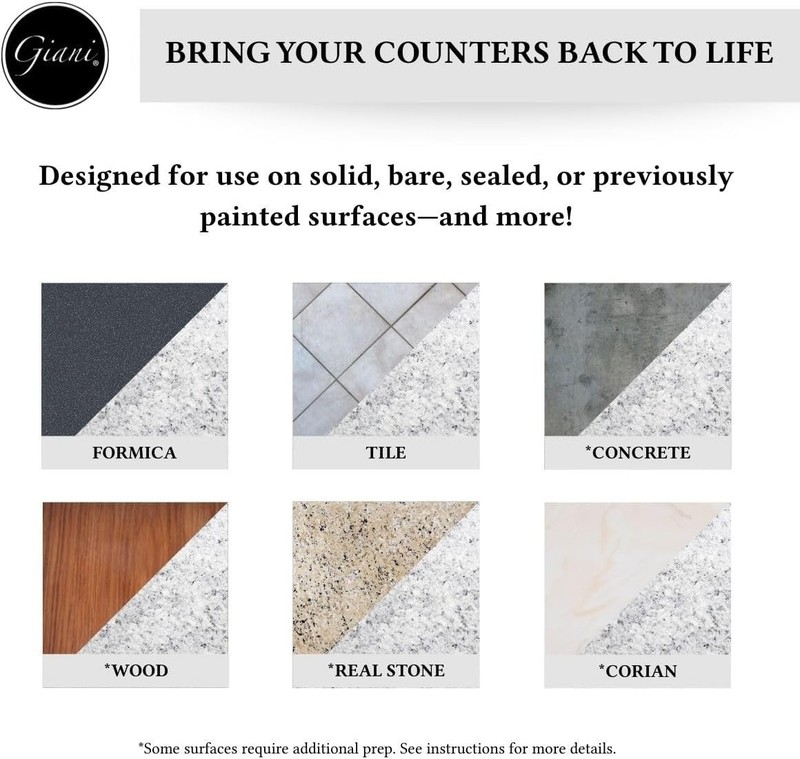 Transform Countertops Kit 2.0 White Diamond 100% Acrylic Gloss Finish gallery