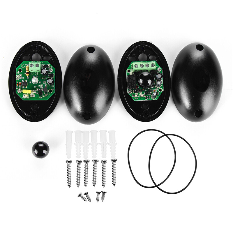 Photocell Sensor Beam for Sliding Gate Opener Infrared Safety Photo cell 12/24V gallery