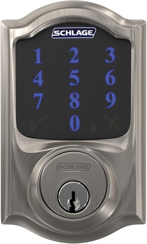 Schlage Connect Smart Deadbolt Lock with Touchscreen Keypad, Keyless Front Door gallery