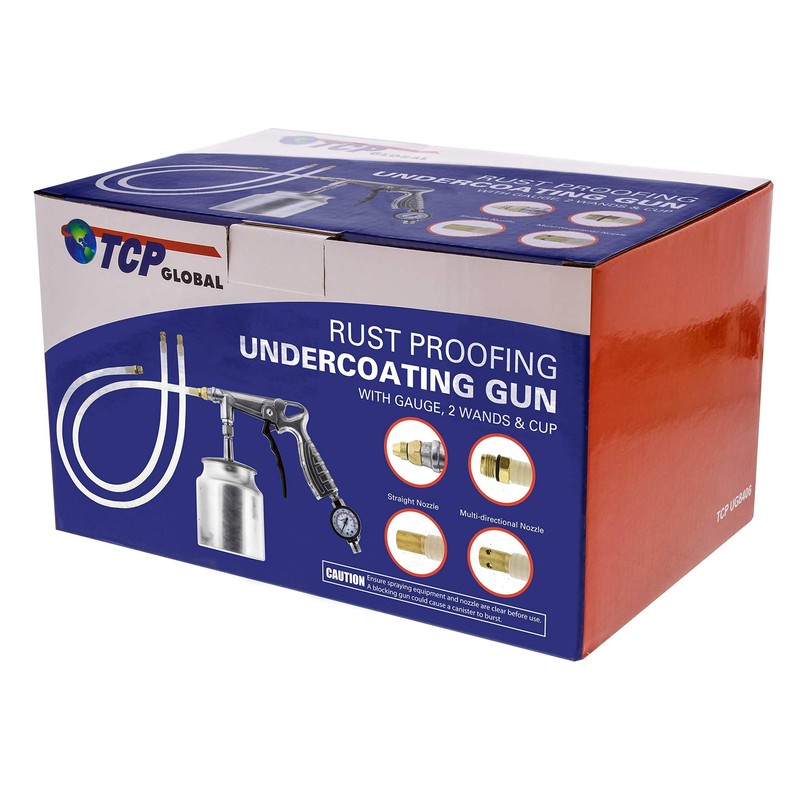 Air Rust Proofing and Undercoating Gun with Gauge & Suction Feed Cup 2 Wands ... gallery