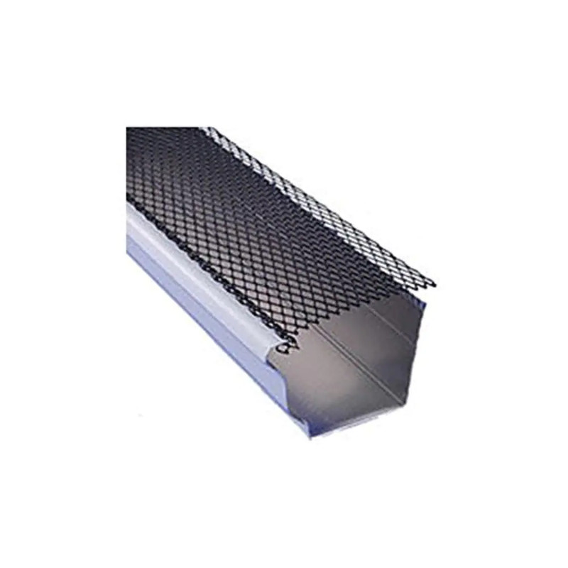 Aluminum Gutter Guard Self-Locking C-Clip Screen Durable 5 Inch X 4 Feet 25 Pack