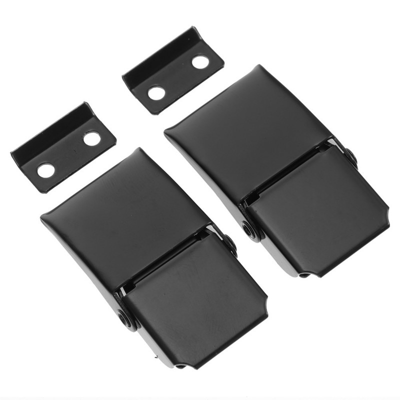 2 PCS Stainless Steel Buckle Lock Box Clasp Storage Case Cabinet