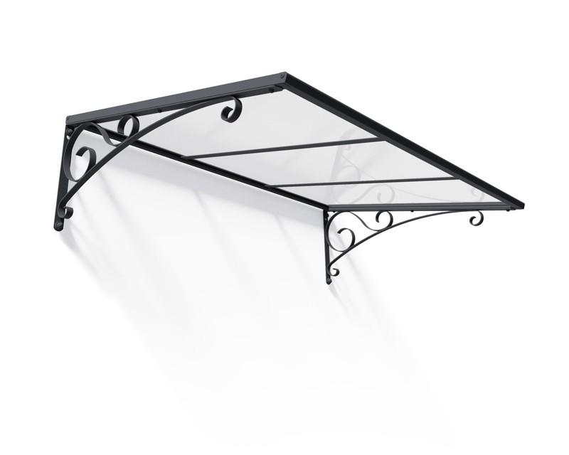 Canopia by Canopy for Front Door Venus 1350 Panel Canopy 135 x 88 cm Clear Sun...