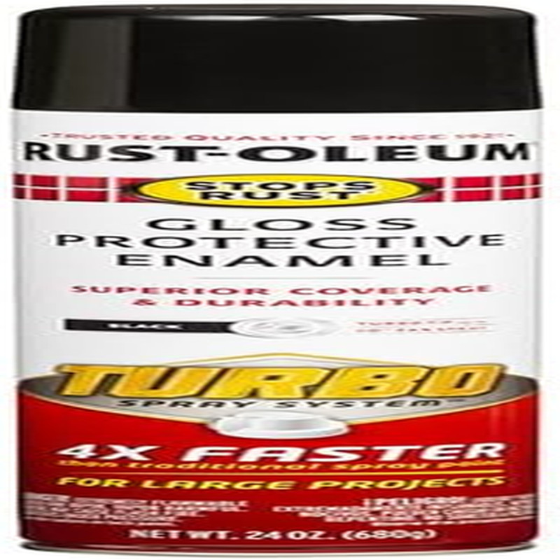 334128-6PK Stops Rust Turbo Spray System Spray Paint, 24 Oz, Gloss Black, 6 Pack gallery