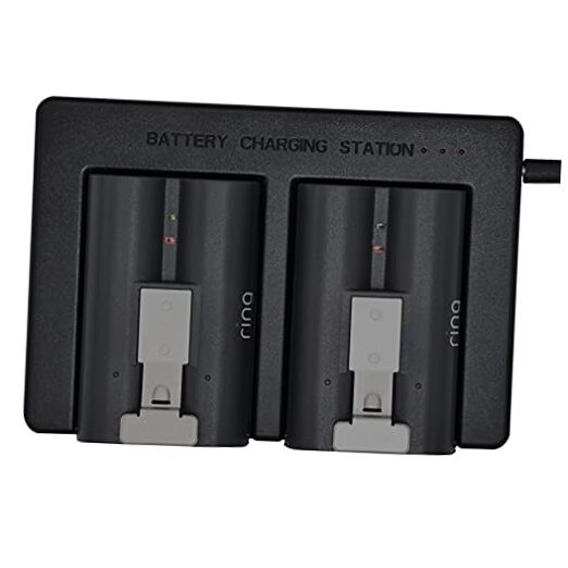 Ring Battery Charger, Dual Port Ring Rechargeable Batteries Charger Station, gallery
