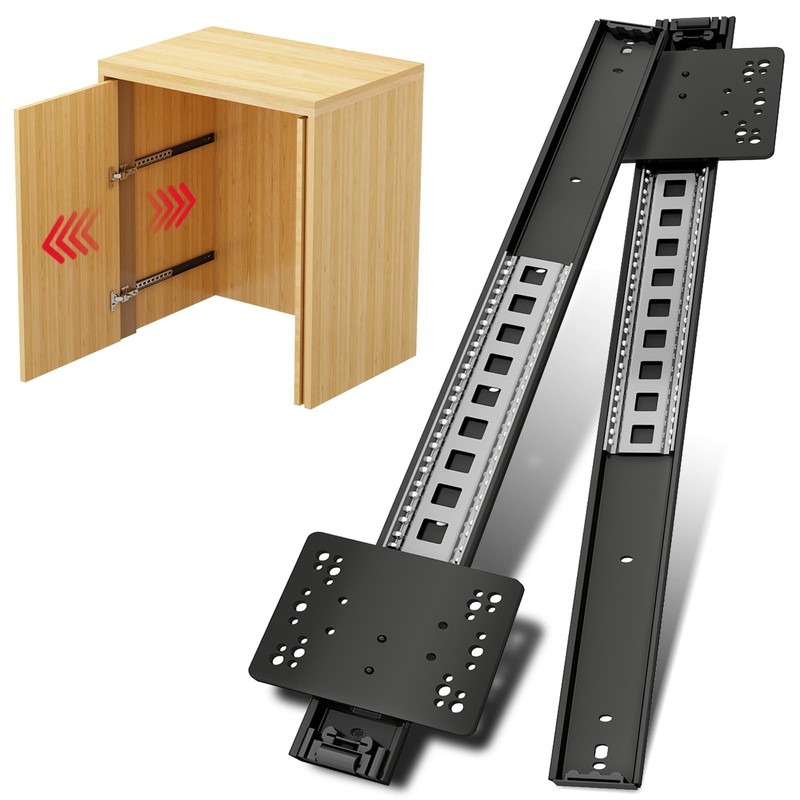 14 Inch Pocket Door Slides Hardware Full Extension Ball Bearing Mount 1 Pair