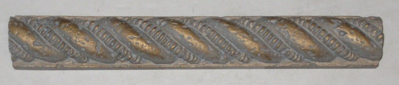 1″ x 8″ LIGHT BRONZE ROPE Resin Liner Accent Wall Tile – LOT OF 17 PCS