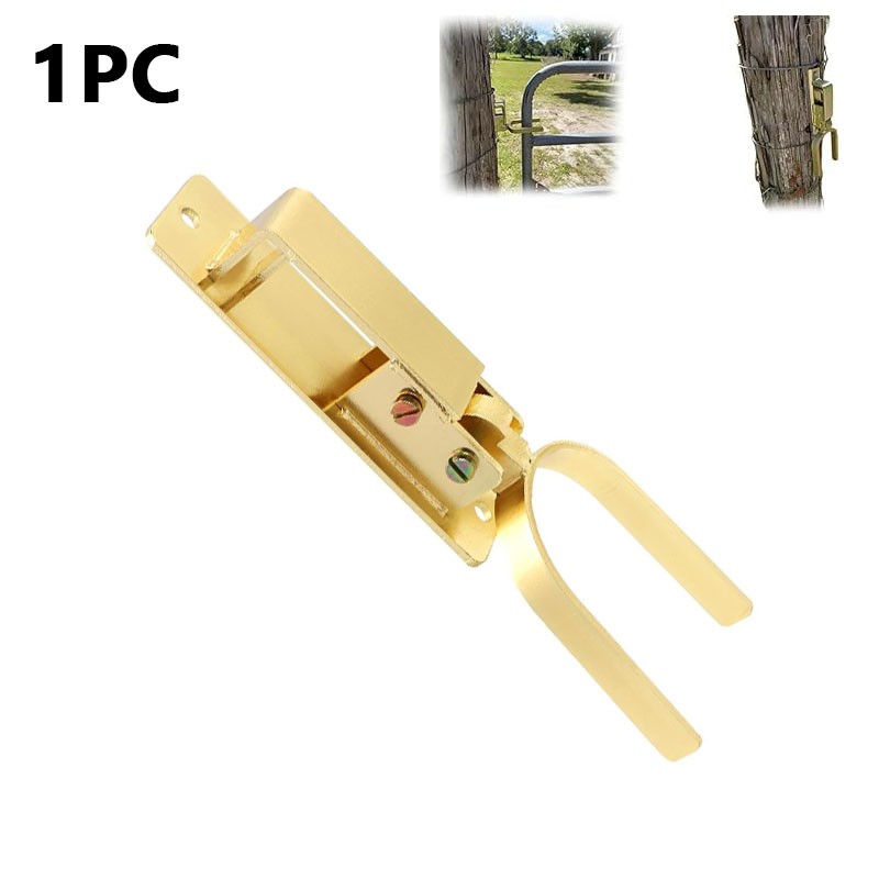 2x Heavy Duty Instant Locking Gate Latch One-Hand Use for Farm Ranch Backyard
