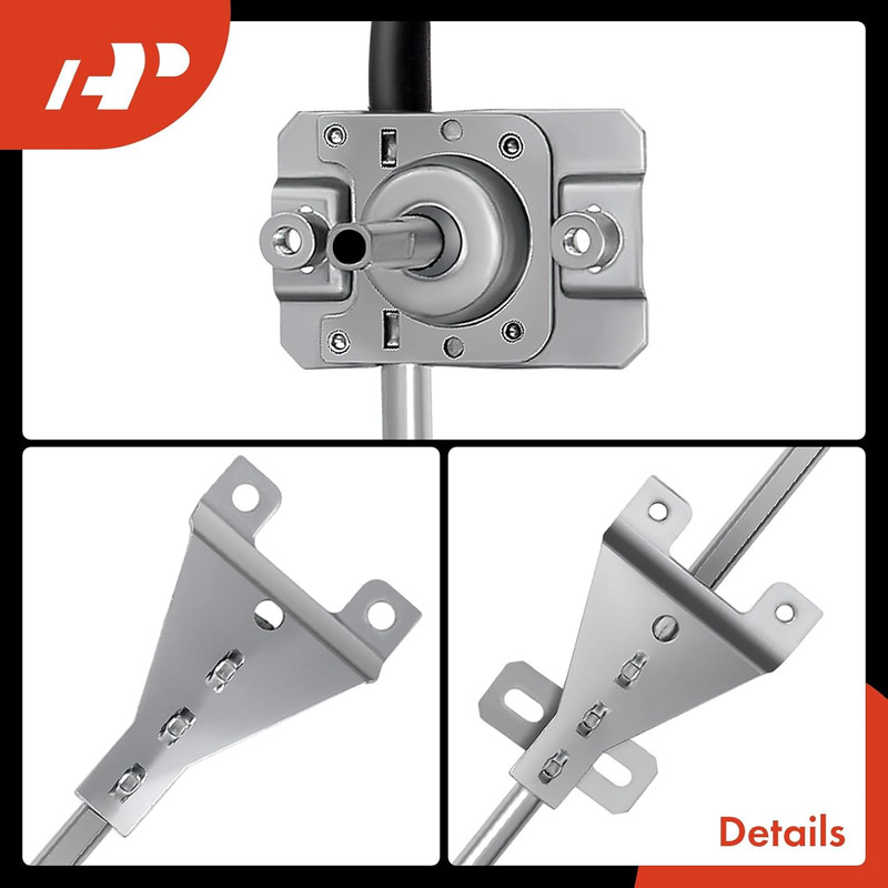 Manual Window Regulator Compatible with Peterbilt 348 349 357 359 362 Front Left gallery