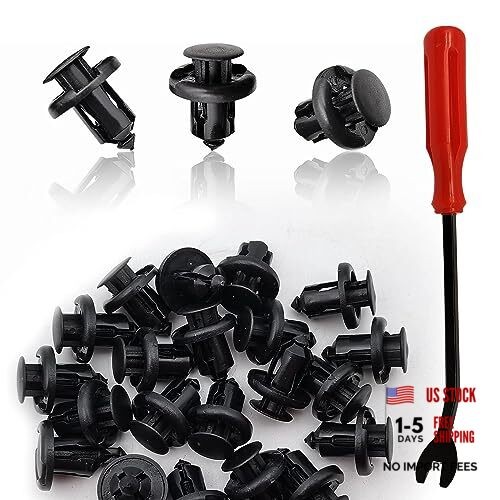 100PCS Bumper Fender Clips, 10mm Fender Liner Clip Compatible with Honda CR-V
