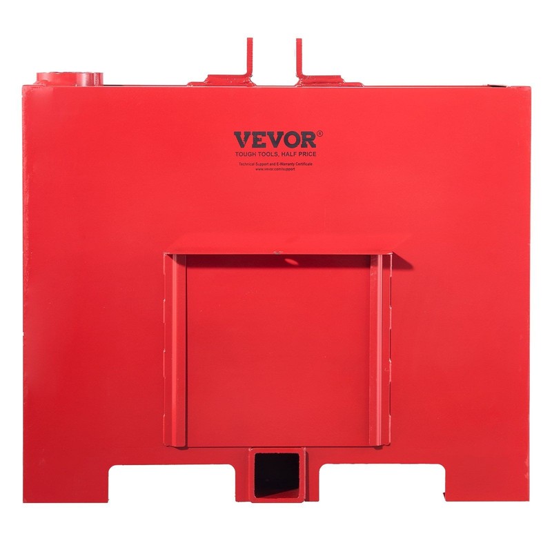 Farm-Grade 800lb Ballast Box 4.3ft³ with Reinforced Steel and Sliding Front