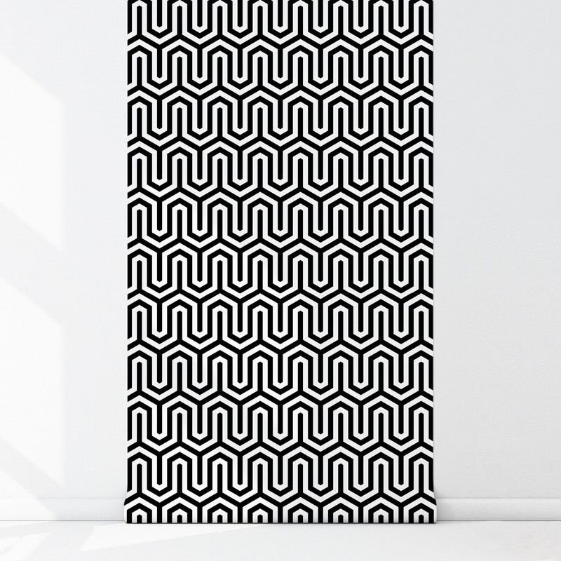 Geometric pattern Minimalist Wall mural Scandinavian decor removable wallpaper gallery
