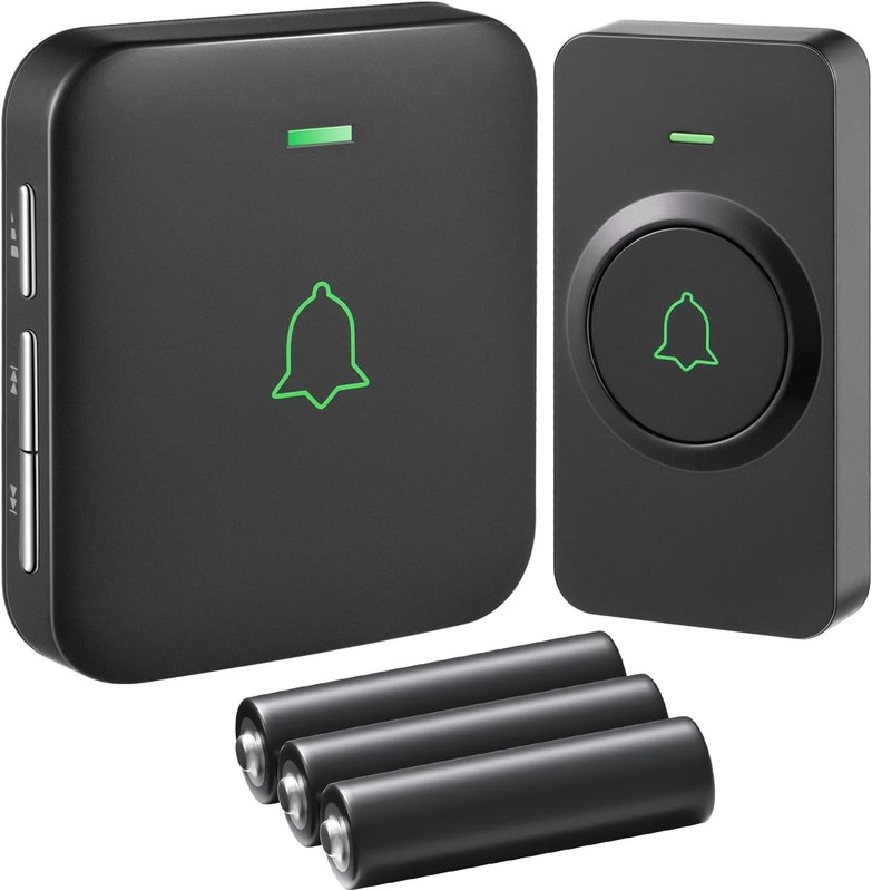 Wireless Door Bell, BA-11 Waterproof Battery Operated Doorbell Chime Operating a gallery
