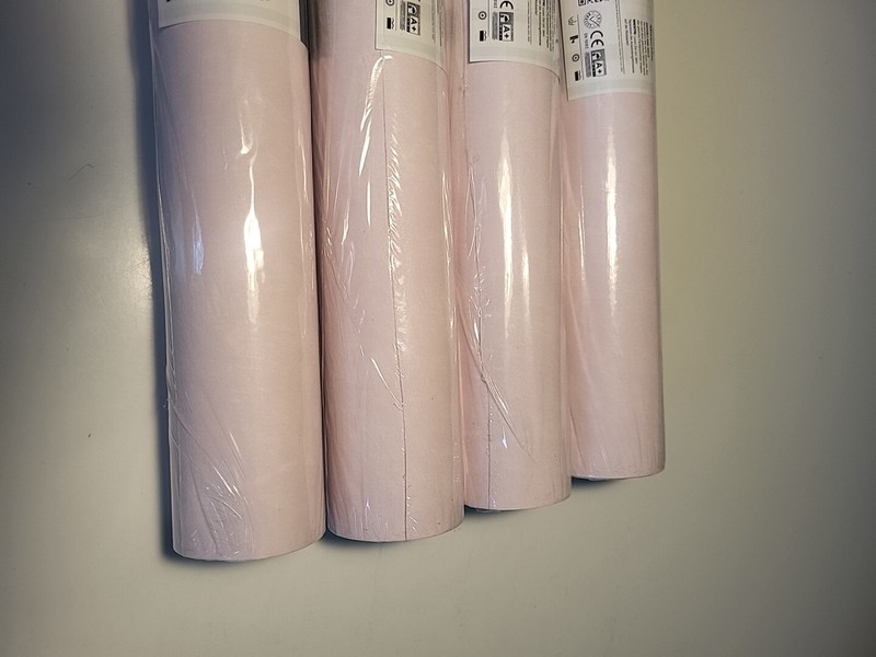 Norwall Wallpaper Rolls 4 Count LIGHT PINK Pattern Vinyl Wall Covering NOS gallery