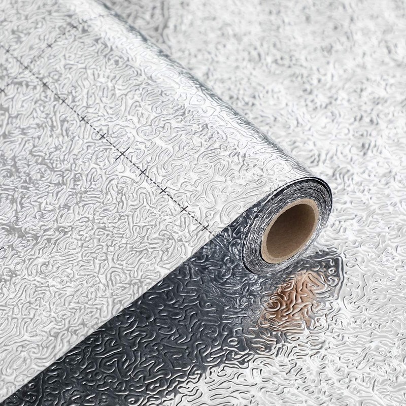 Easy-to-Install Heat Resistant Shelf Liner & Backsplash Wallpaper, 15.74"x118" gallery