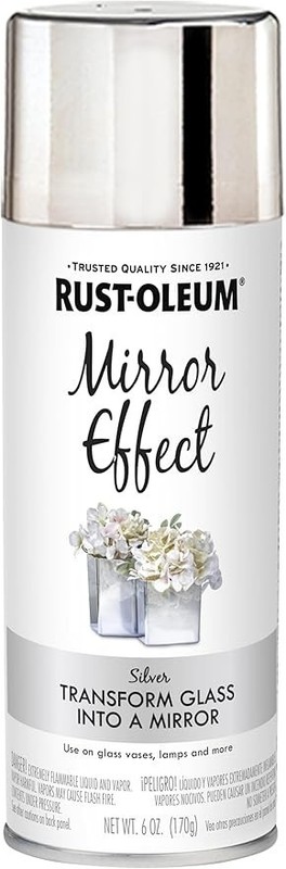 Rust-Oleum Specialty Mirror Spray Silver 6 oz #301494 Reflective Finish