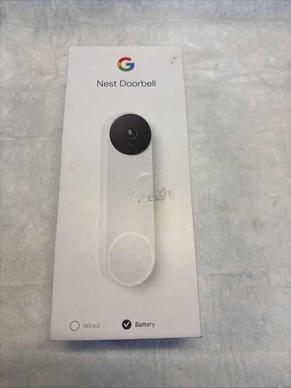 Google Nest Doorbell, Battery – Snow