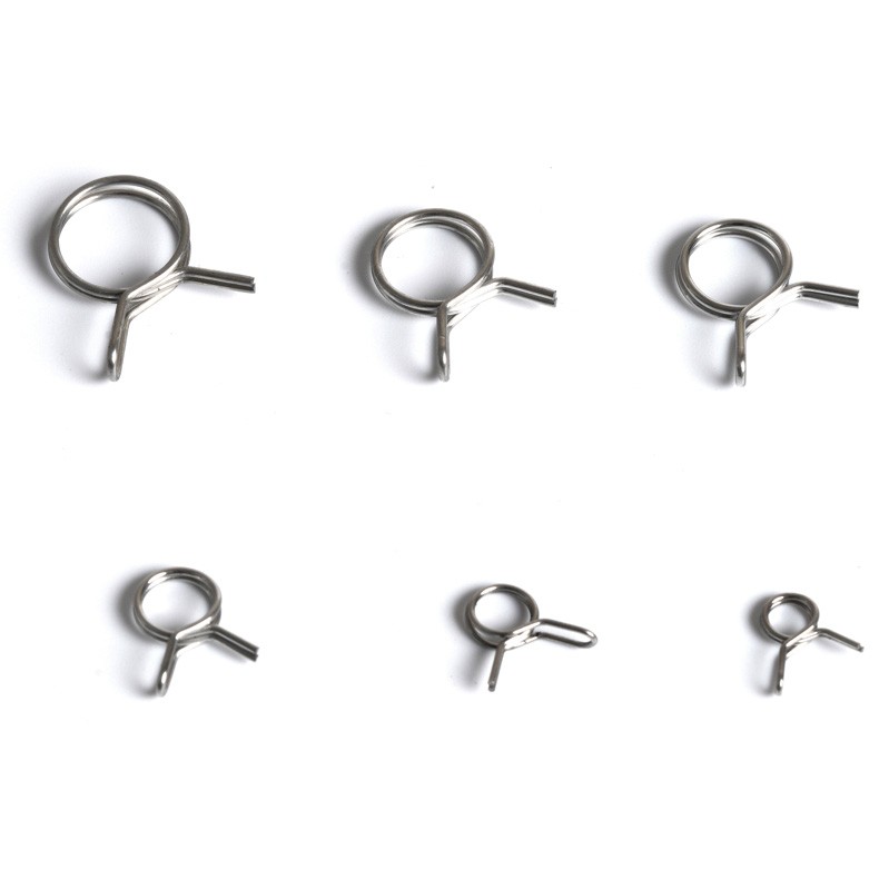 Double Wire Fuel Hose Spring Clips Silicone Pipe Clamps Air Band Vacuum Tube gallery