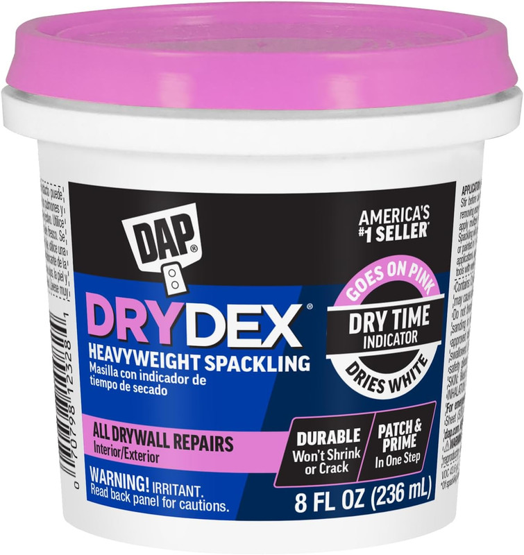 Drydex Dry Time Indicator Spackling, Pink/White, 8 Oz (7079812328) gallery