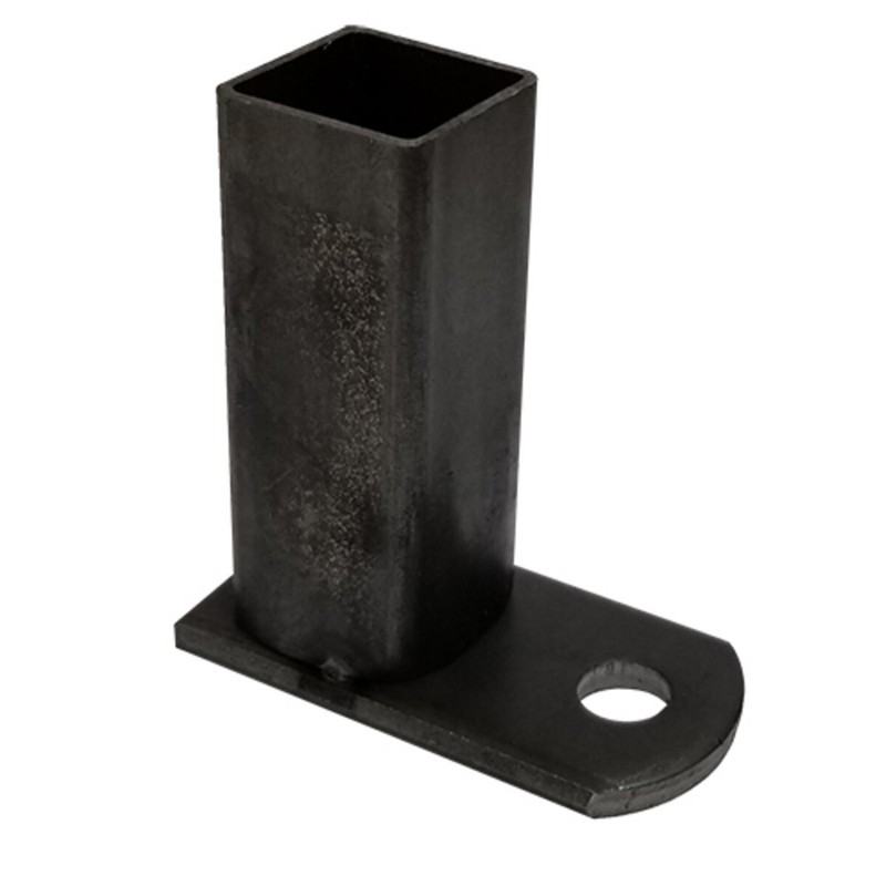 1" Fence Mounting Bracket Decorative Square Steel Tube Rail FIT INSIDE OF 1 1/4" gallery