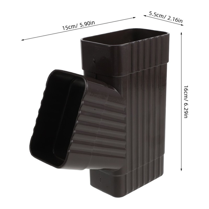 Rectangular Downspout Fitting Gutter Connector Commercial Building gallery