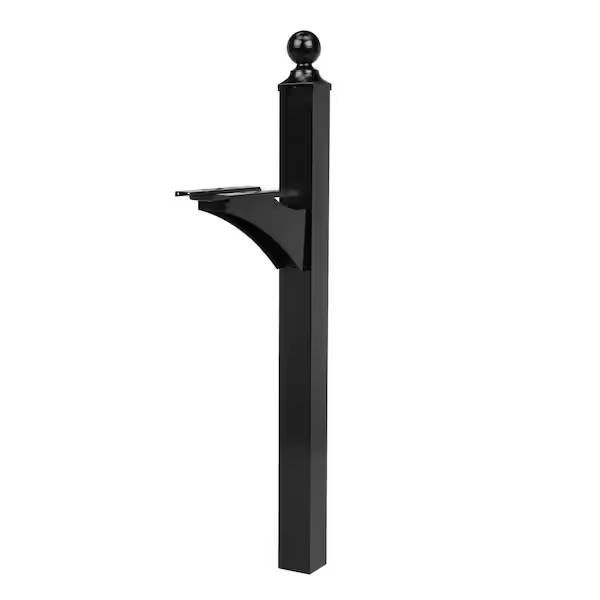 Architectural Mailboxes Landover Aluminum, Crossarm Mailbox Post Black New (41D)