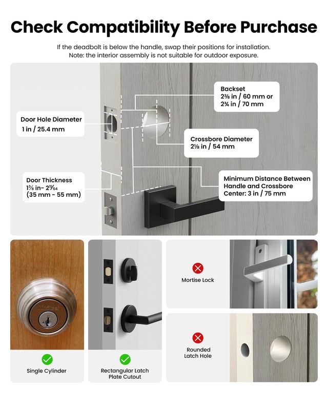Lockin Veno Plus Smart Lock with 2K 180° Security Camera & Video Doorbell, AI... gallery