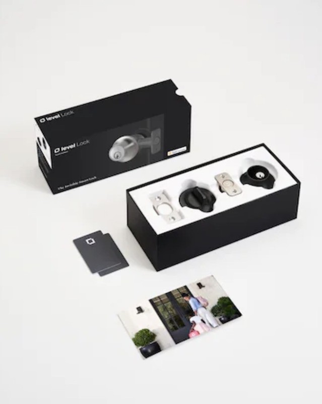 Level Lock Smart Lock Touch Edition Smart Deadbolt Keyless Entry, Black – SEALED