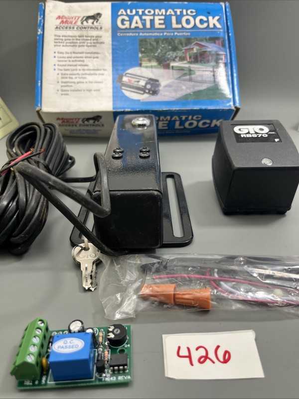 Mighty Mule Automatic Gate Lock replacement parts read description