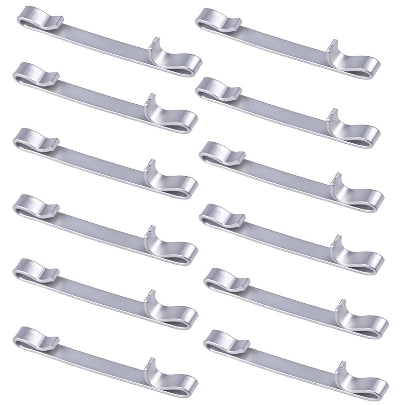 12Pcs Tool Box Drawer Slide Retaining Keeper Clips Early 2” Double Loop Pull
